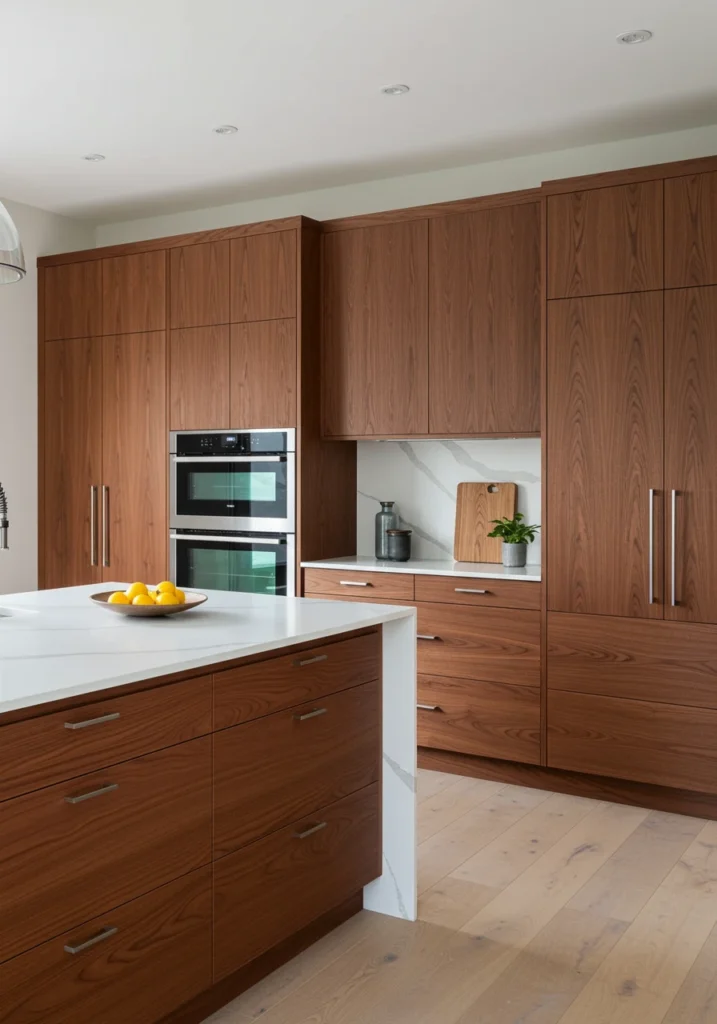 brown kitchen cabinets 18 converted
