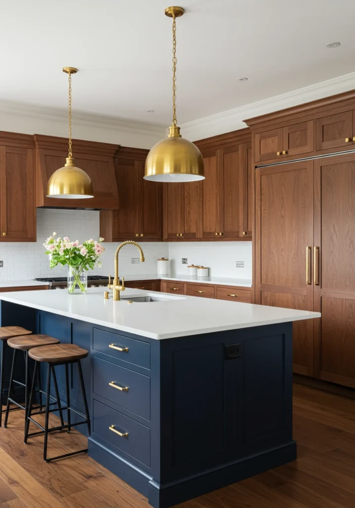 brown kitchen cabinets 19 converted