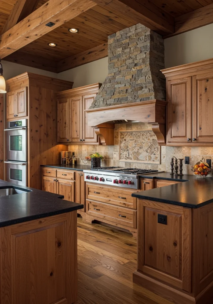 brown kitchen cabinets 8 converted