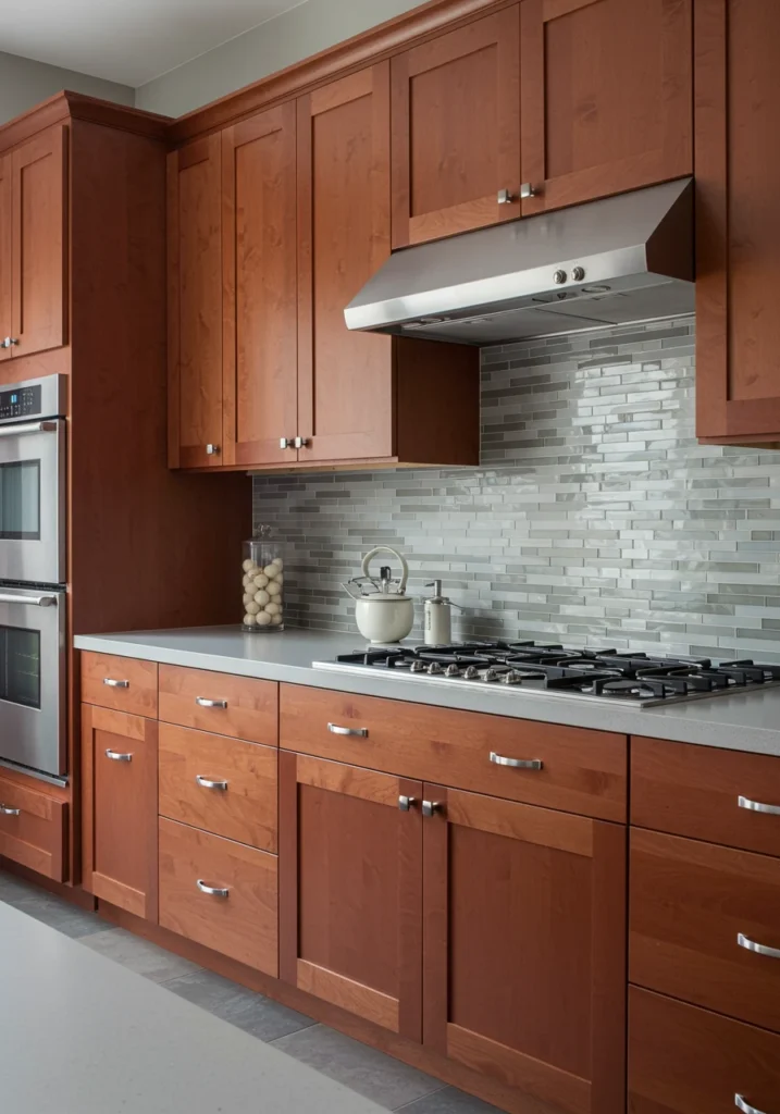 cherry kitchen cabinets 12 converted