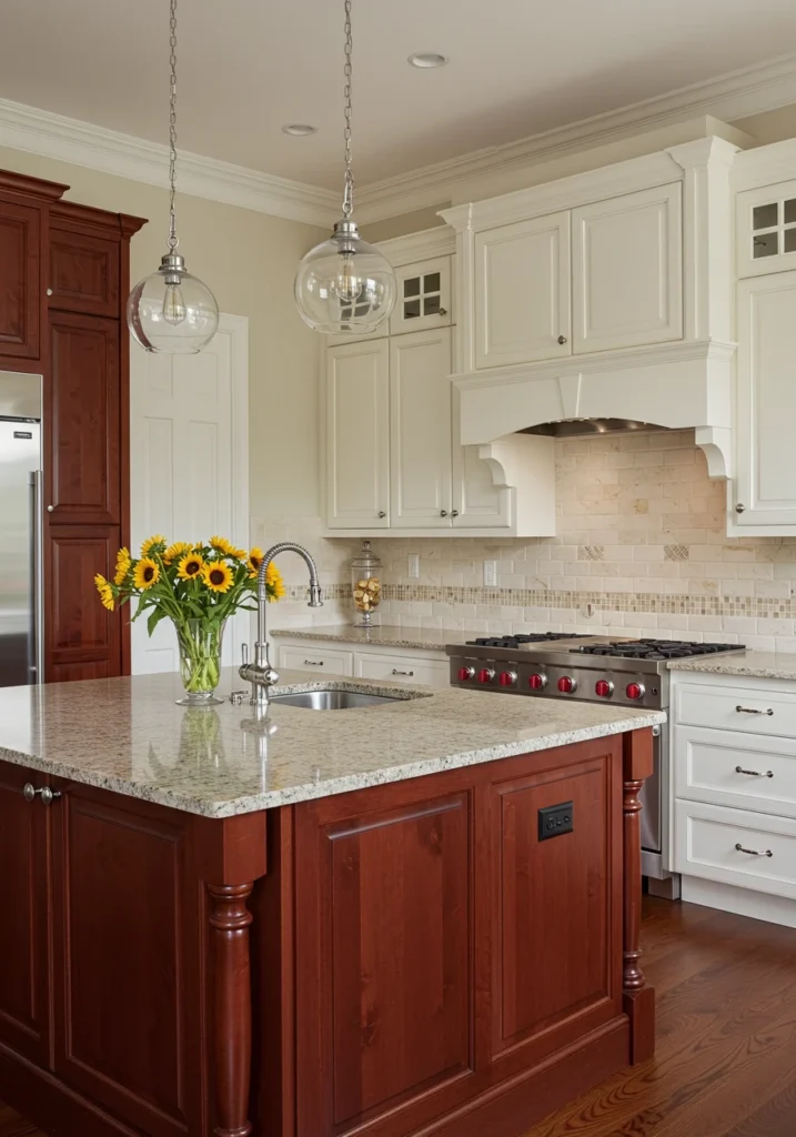 cherry kitchen cabinets 15 converted