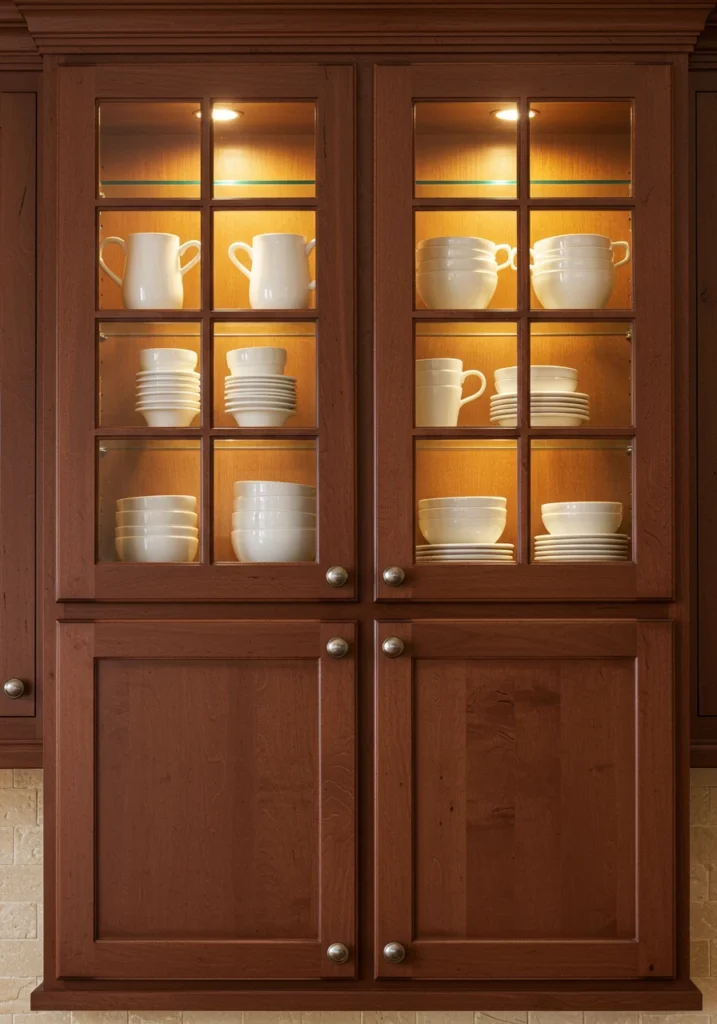 cherry kitchen cabinets 8 converted