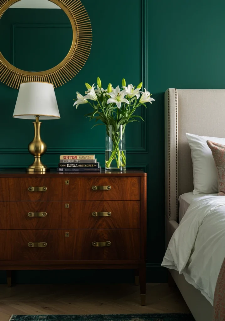 dark green bedroom 2 converted