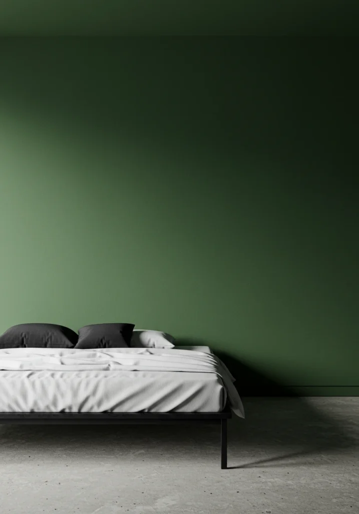 dark green bedroom 4 converted