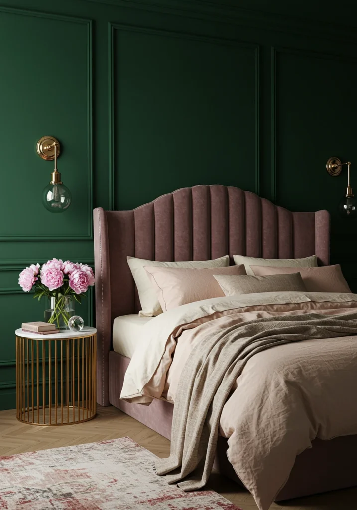 dark green bedroom 5 converted