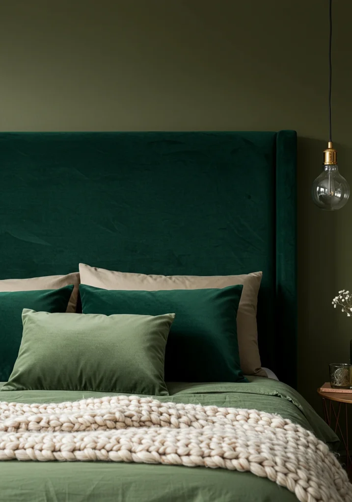 dark green bedroom 6 converted
