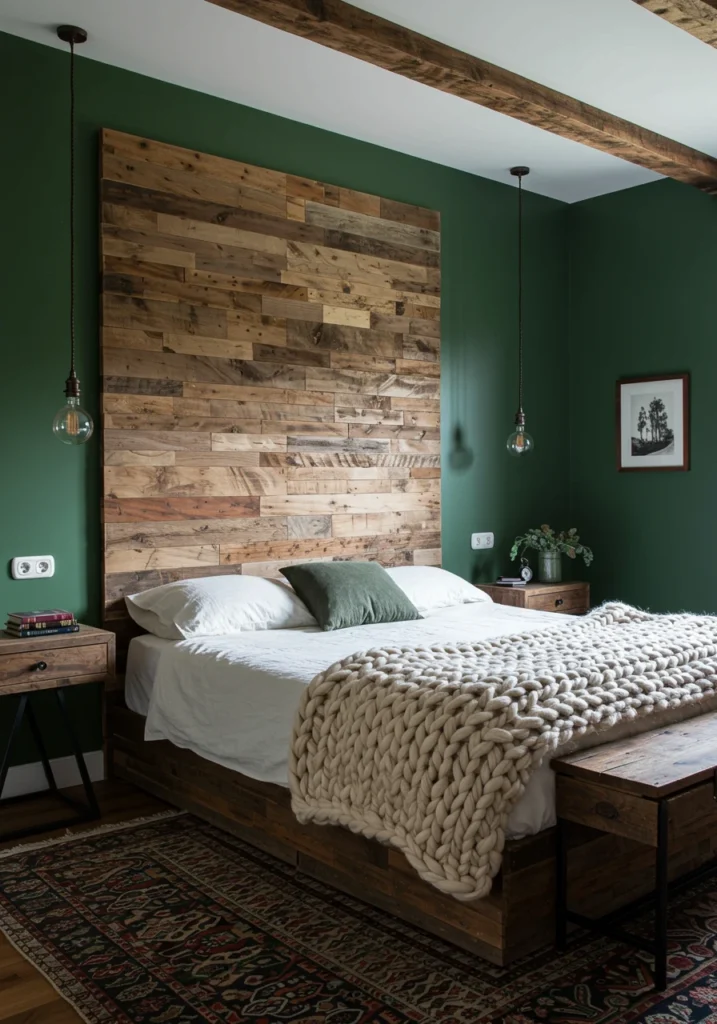 dark green bedroom 9 converted