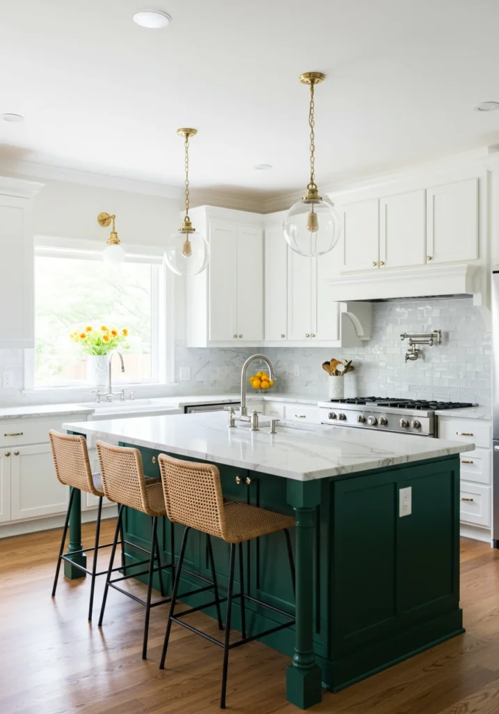 dark green kitchen cabinets 11 converted