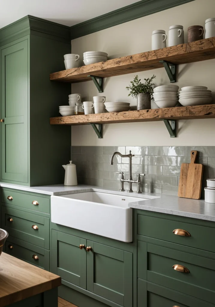 dark green kitchen cabinets 8 converted