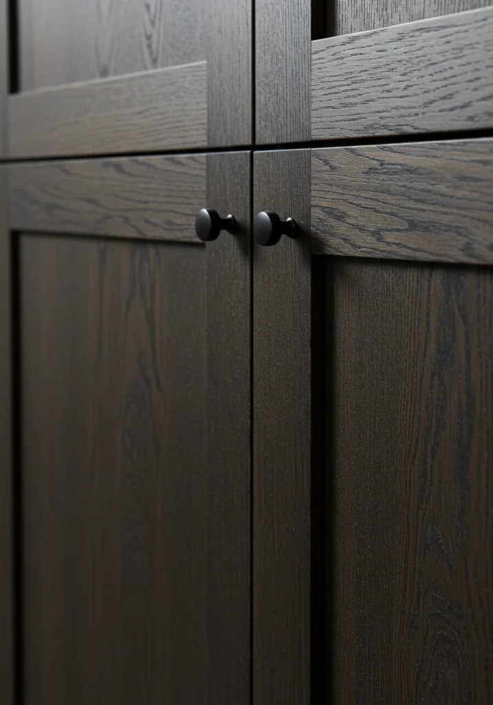 dark kitchen cabinet 19 converted