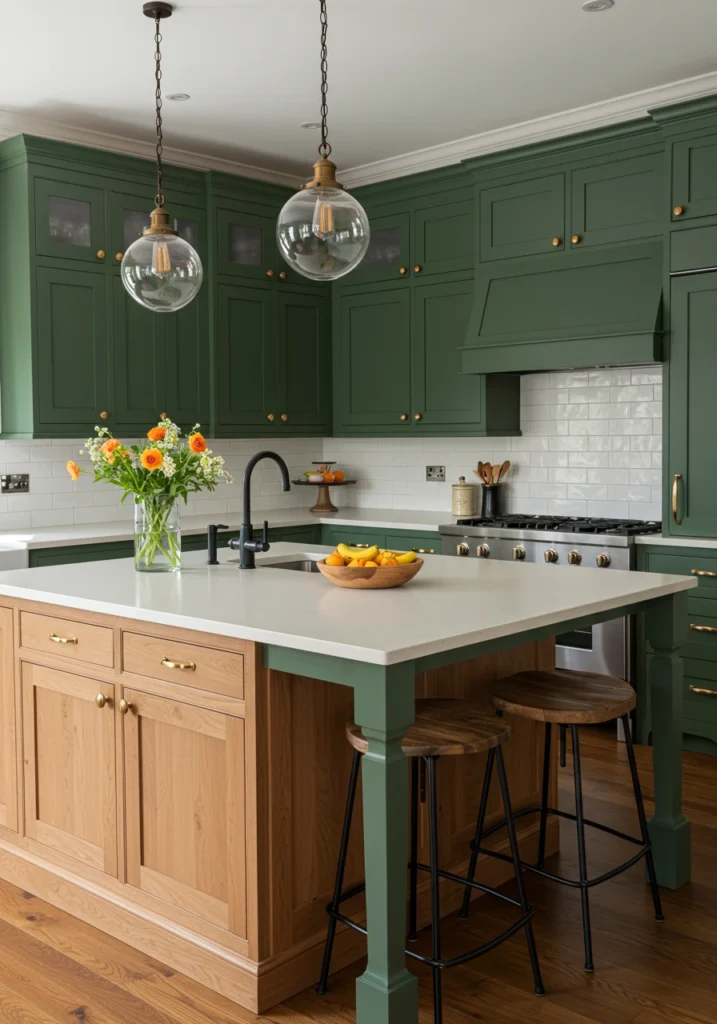 hickory kitchen cabinet 5 converted