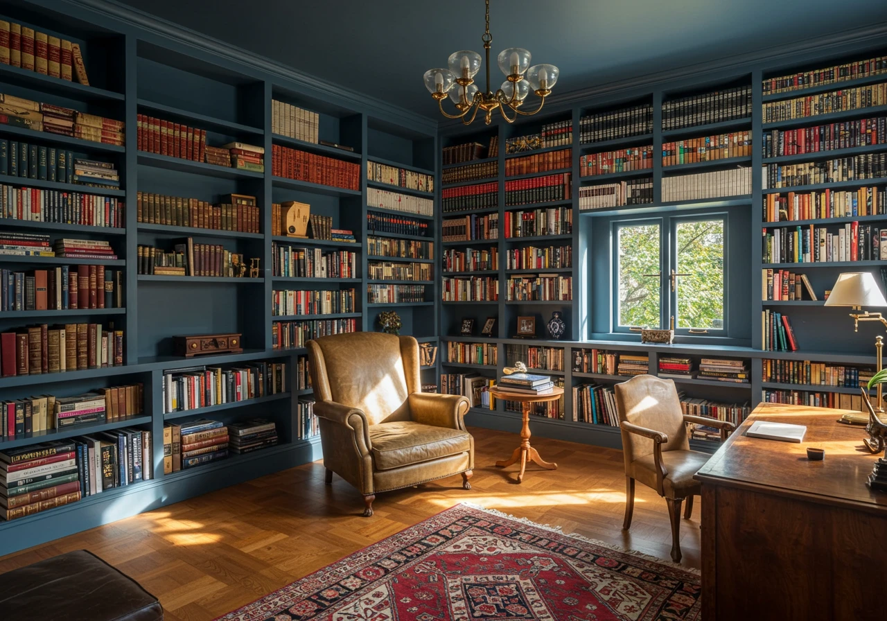 home library ideas FI converted