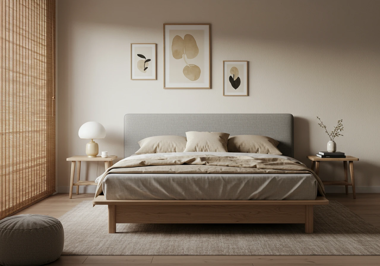 japandi bedroom FI converted