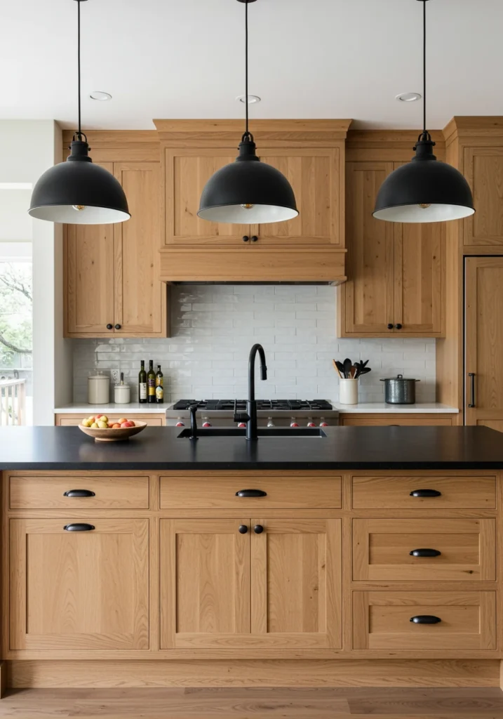 natural wood kitchen cabinets 15 converted