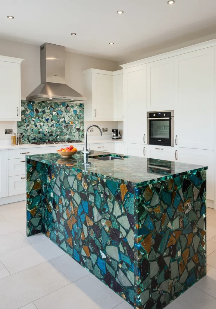 recycled glass countertops 18 converted