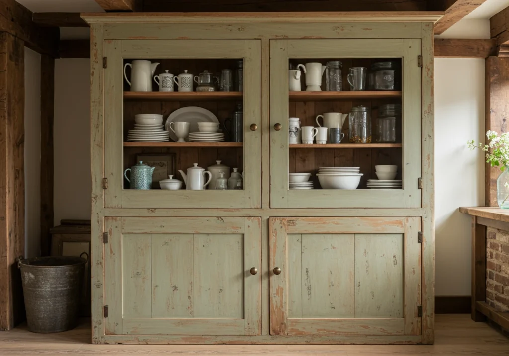 rustic kitchen cabinets FI converted