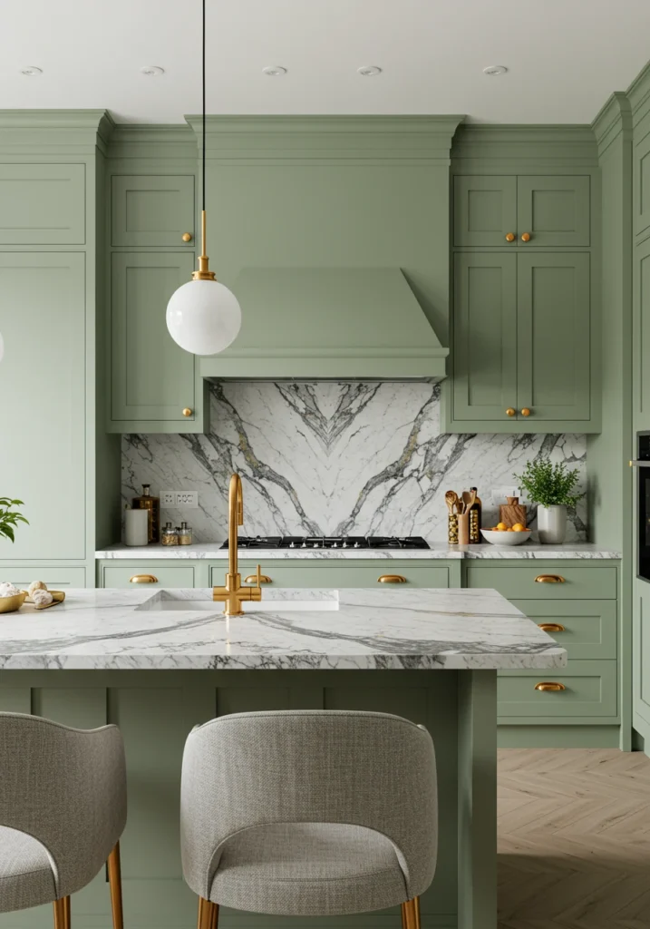sage green kitchen 11 converted