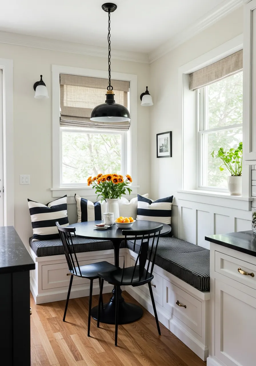 black and white kitchen ideas 12