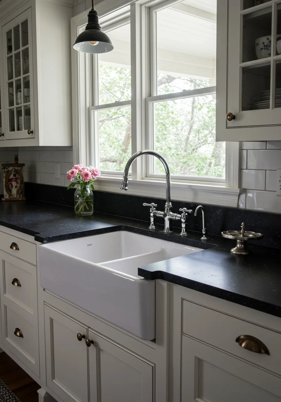 black and white kitchen ideas 15