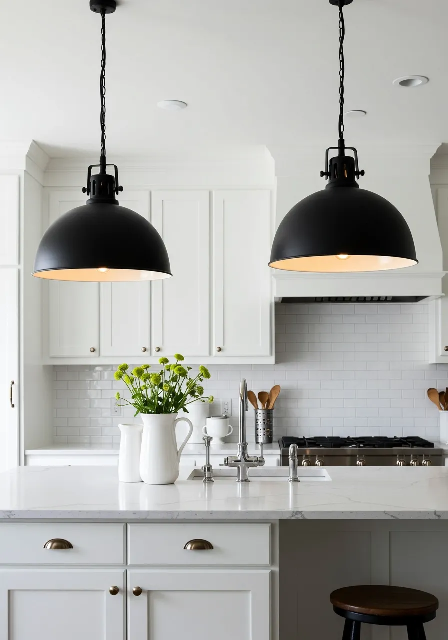 black and white kitchen ideas 9
