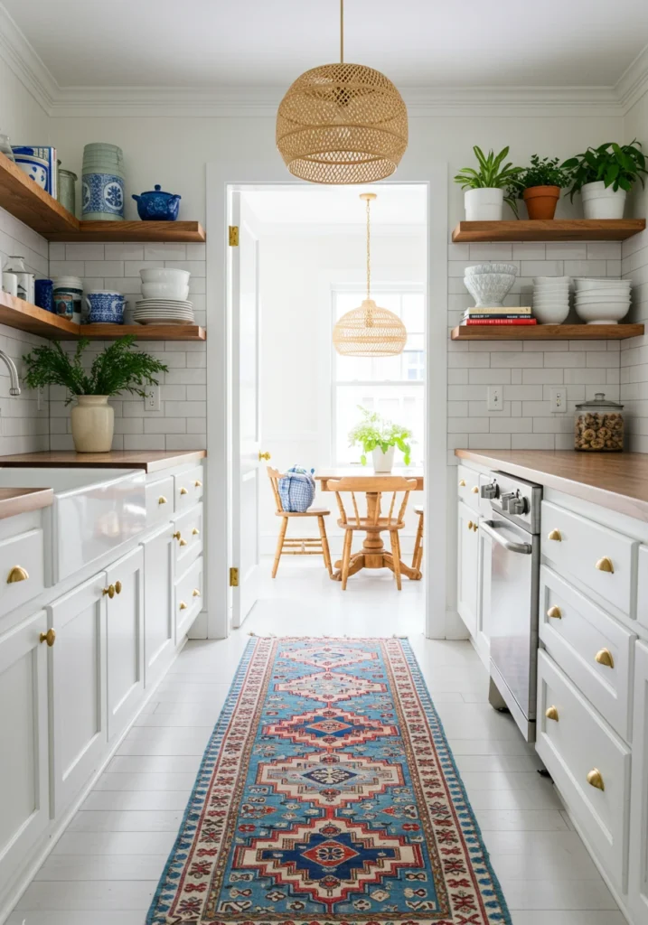 blue and white kitchen 12 converted