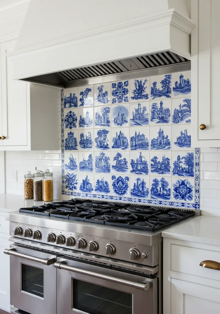 blue and white kitchen 21 converted