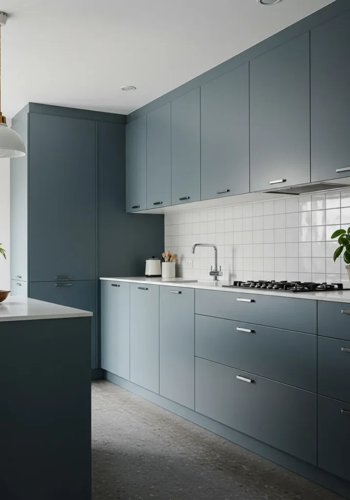 blue grey kitchen cabinets 16