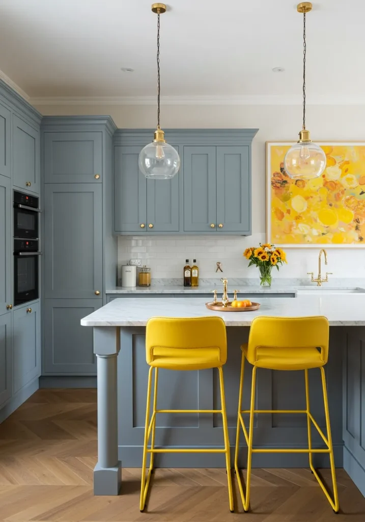 blue grey kitchen cabinets 17