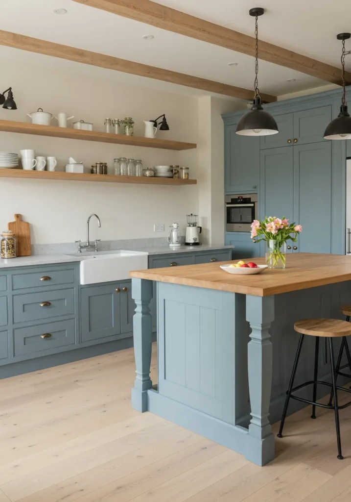 blue grey kitchen cabinets 6