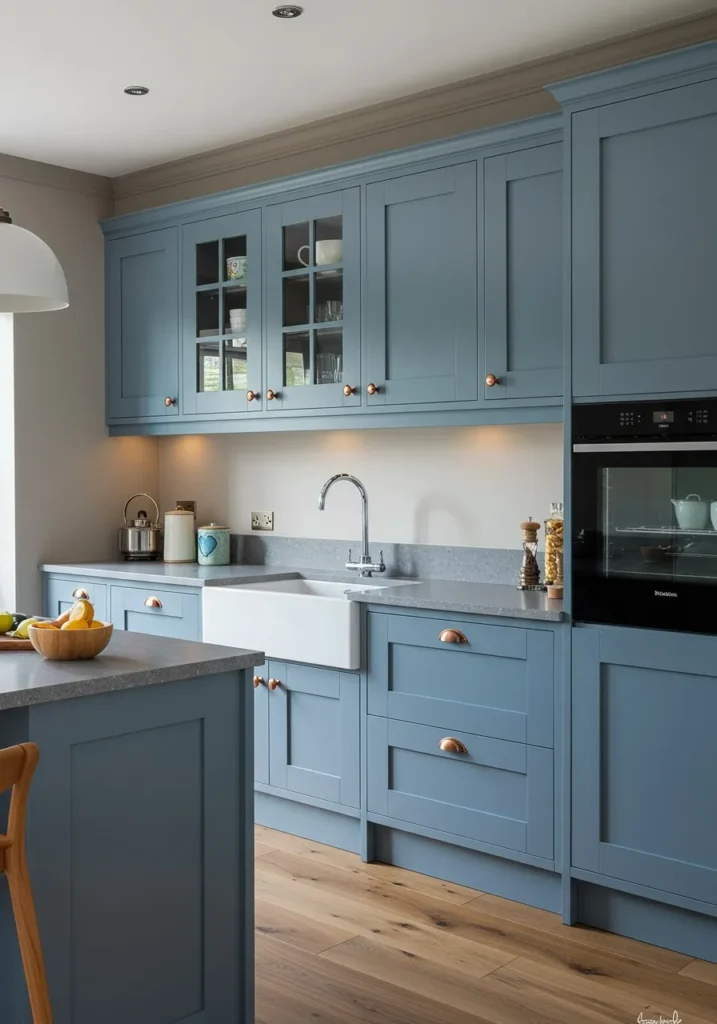 blue grey kitchen cabinets 9