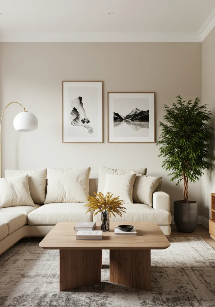 cream couch living room 21 converted