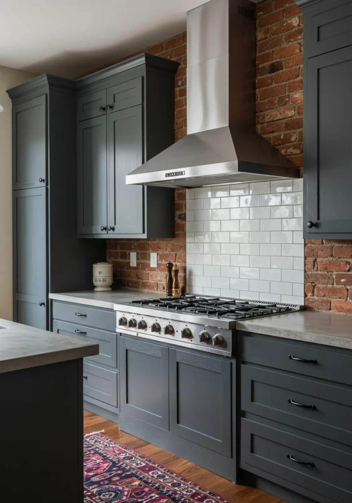 dark grey kitchen cabinets 2 converted
