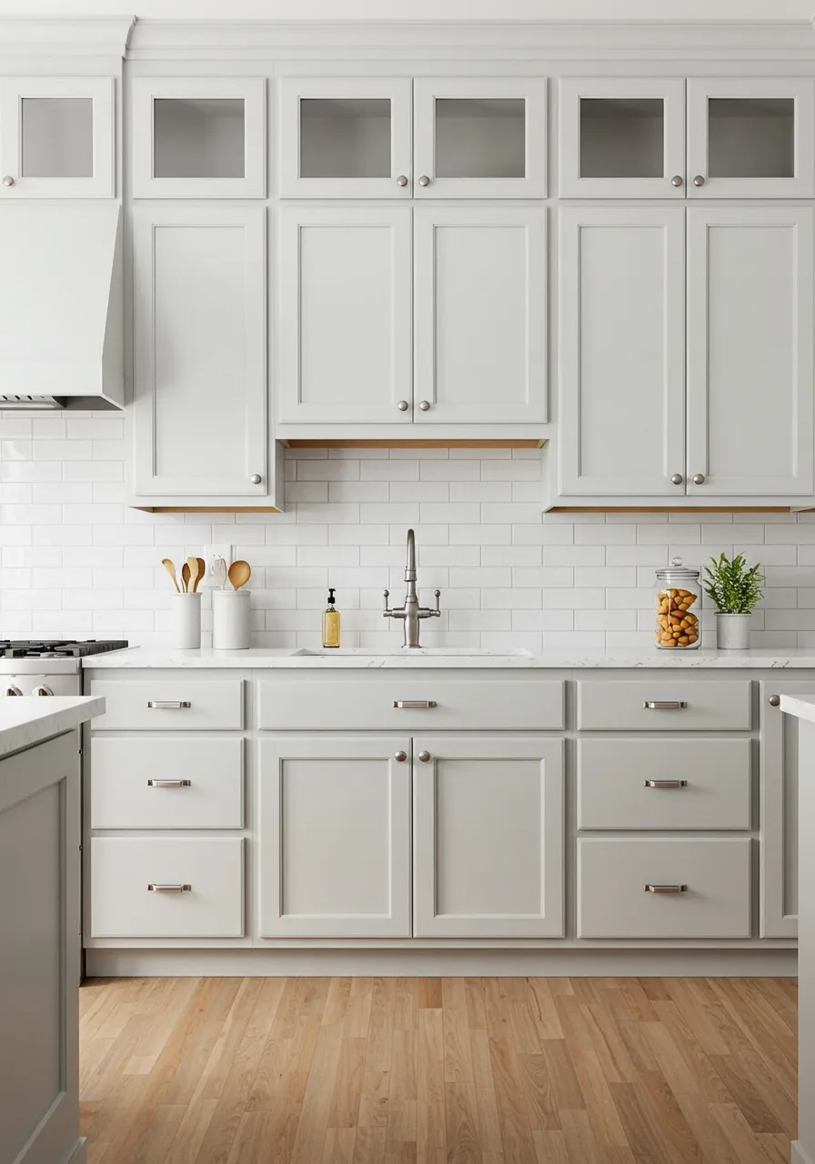 gray and white kitchen ideas 1
