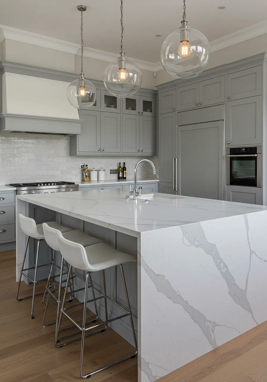 gray and white kitchen ideas 18