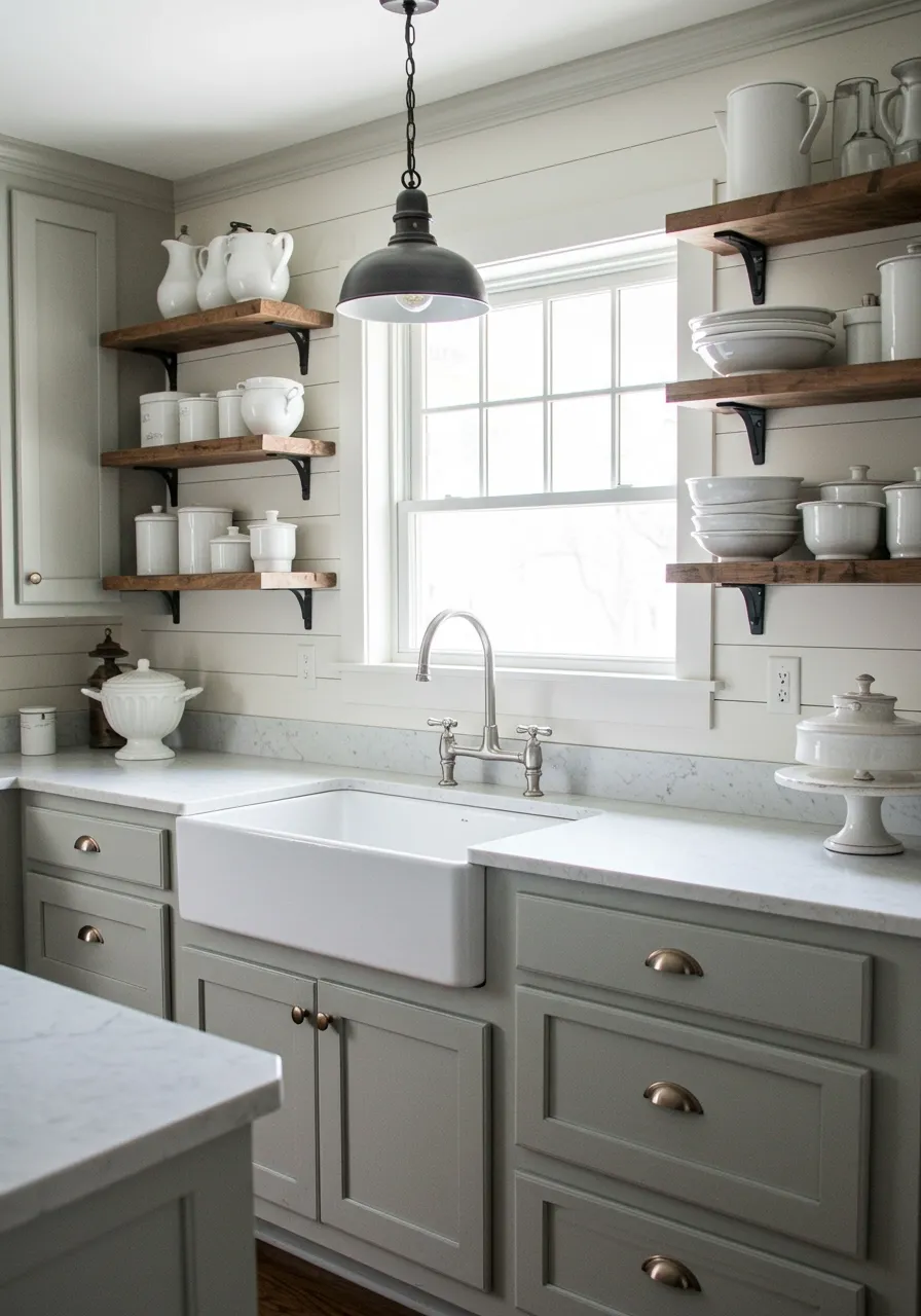 gray and white kitchen ideas 9