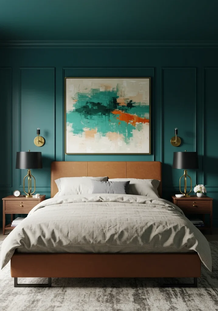 jewel tone bedroom 10 converted