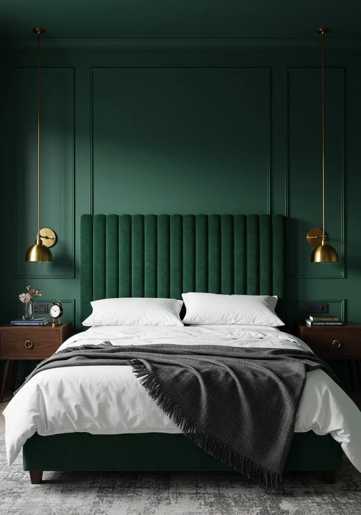 jewel tone bedroom 1 converted