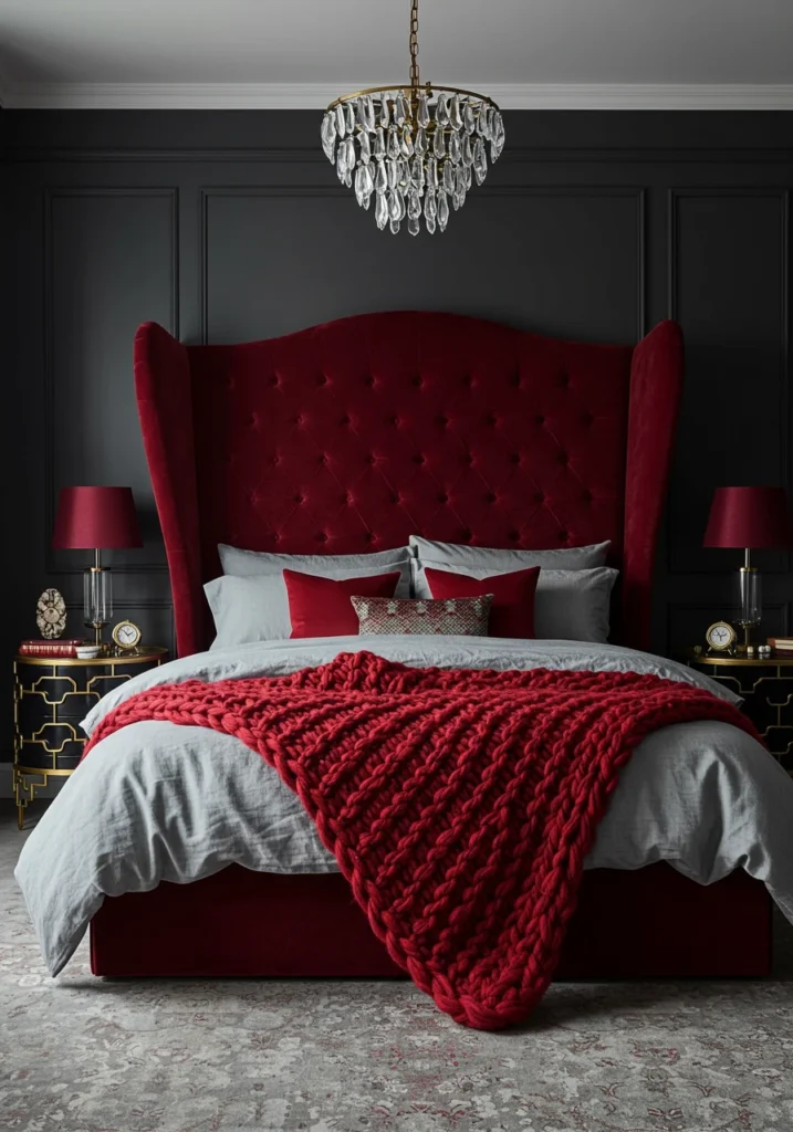 jewel tone bedroom 3 converted