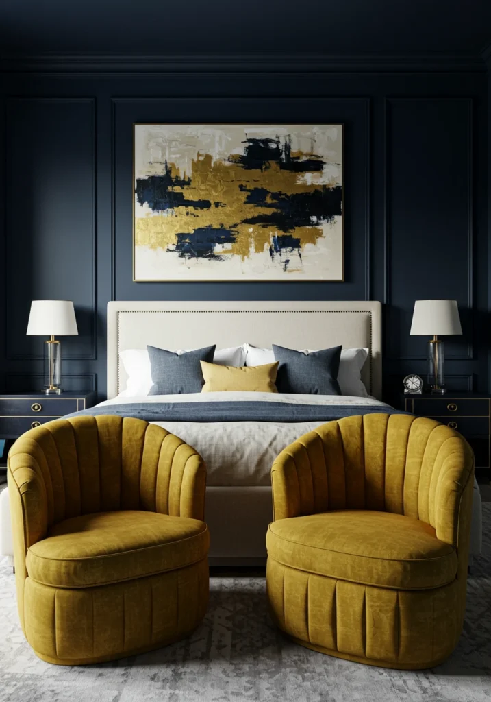 jewel tone bedroom 5 converted