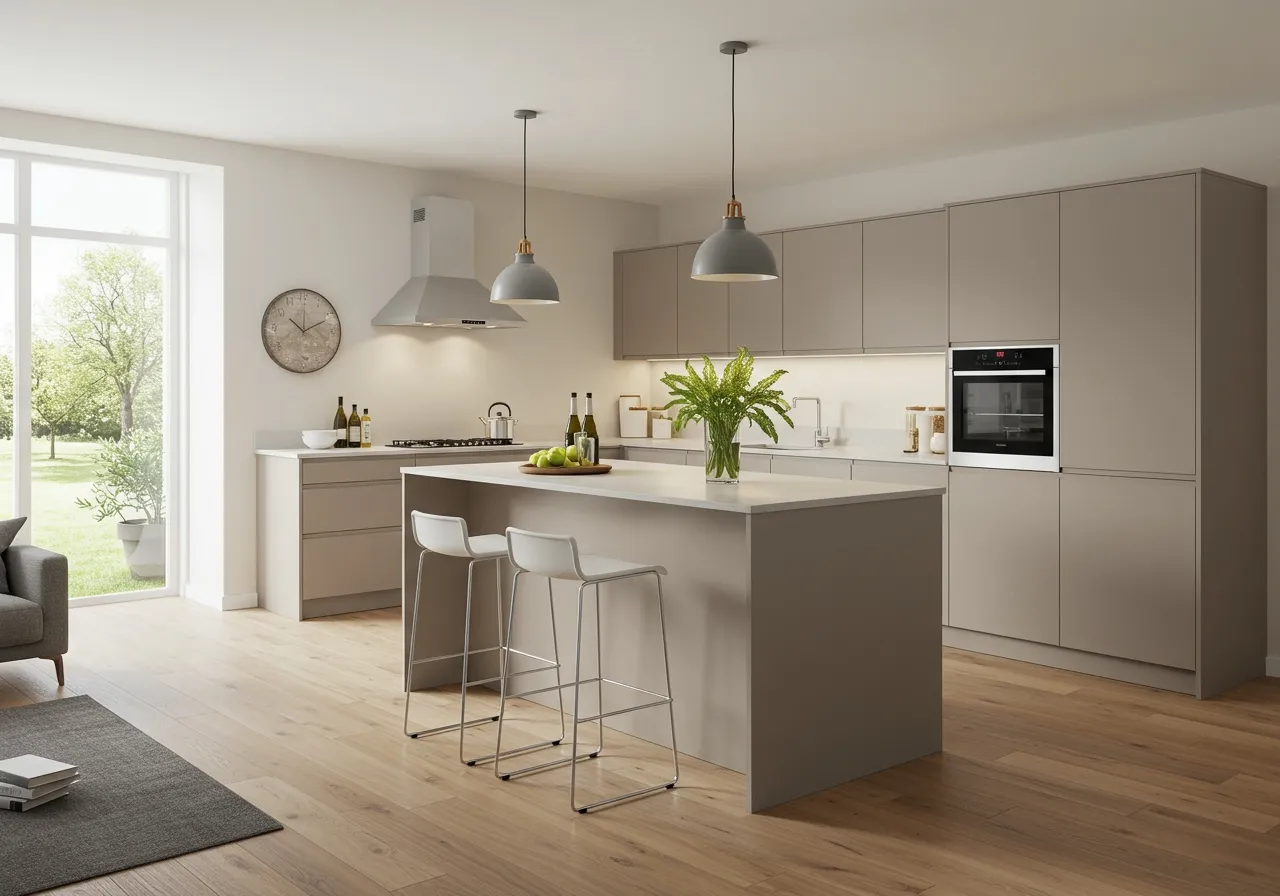 latest modular kitchen design FI