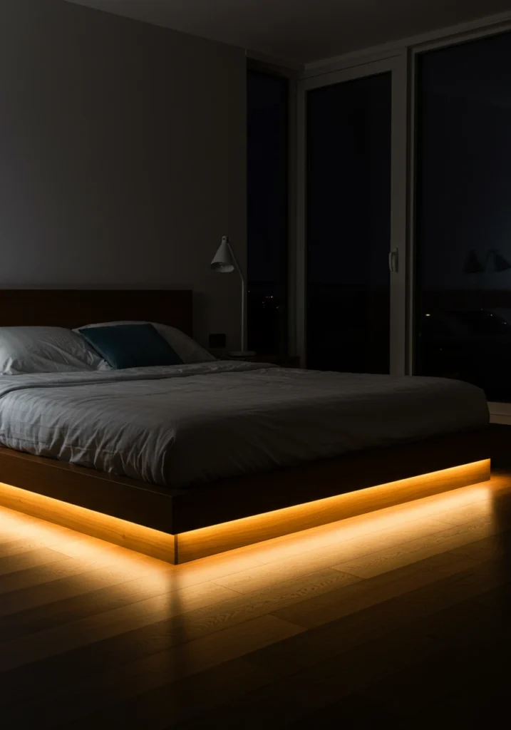 lights in bedroom 11 converted