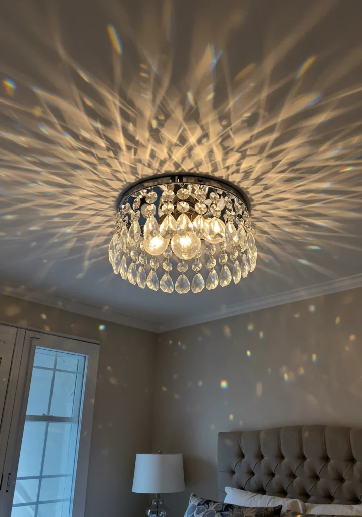 lights in bedroom 18 converted