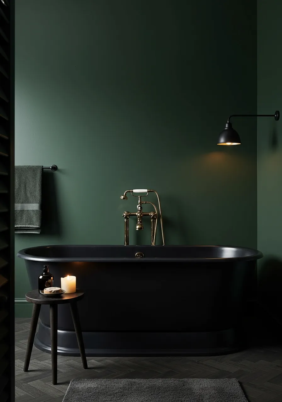 moody bathroom ideas 10