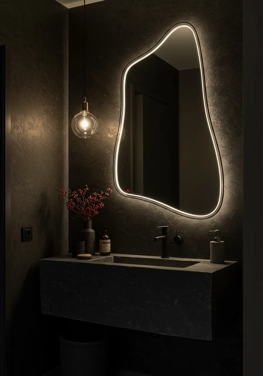 moody bathroom ideas 11