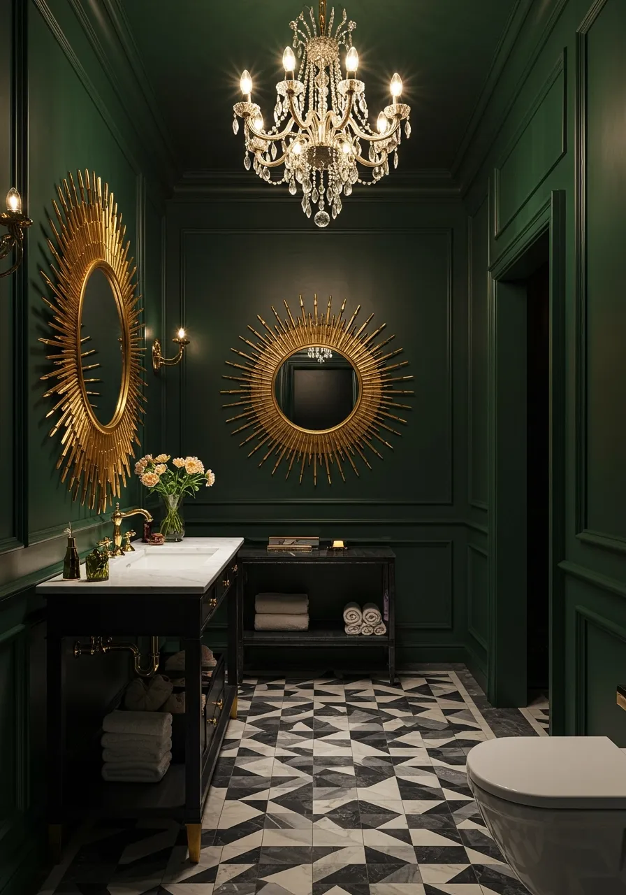 moody bathroom ideas 14
