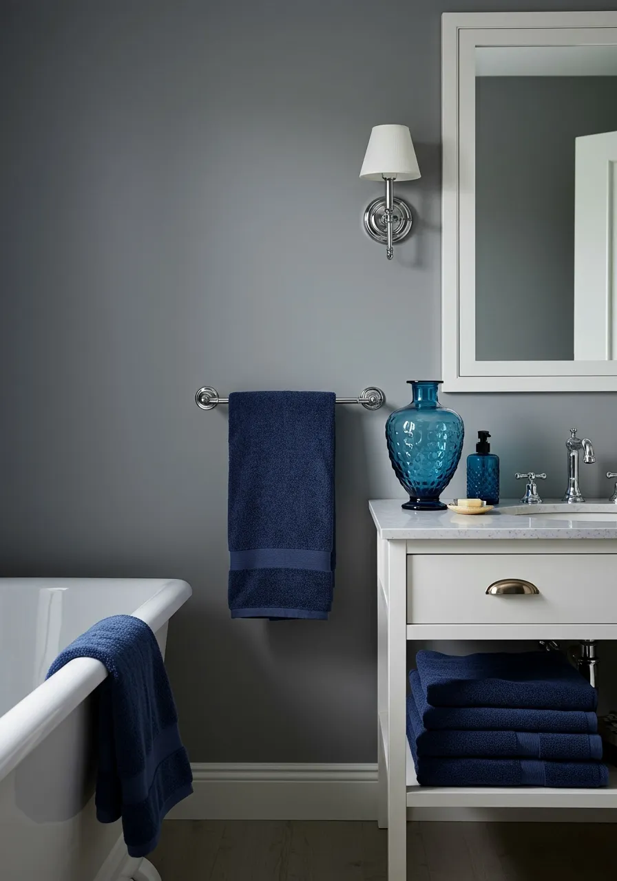 moody bathroom ideas 17