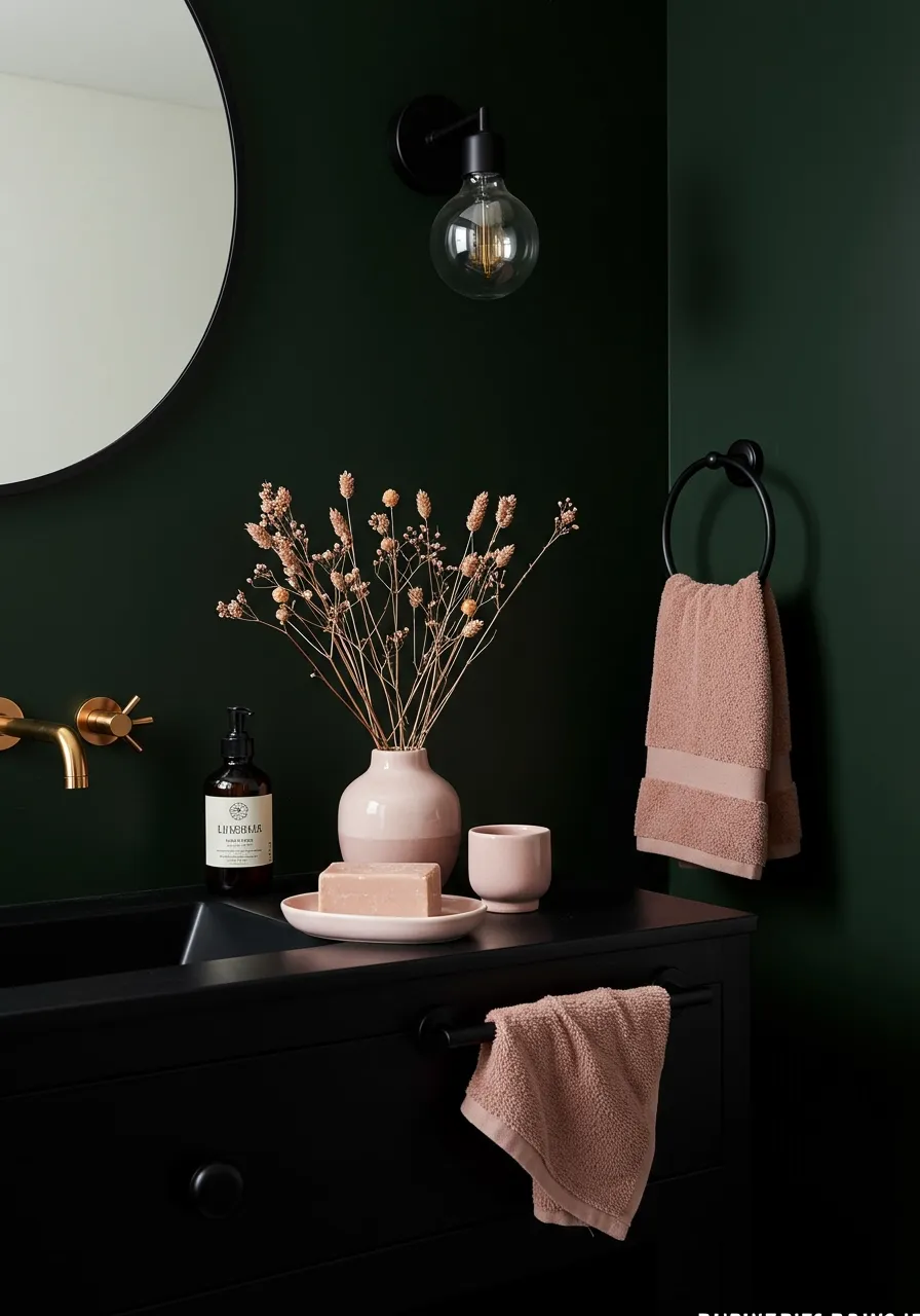 moody bathroom ideas 19