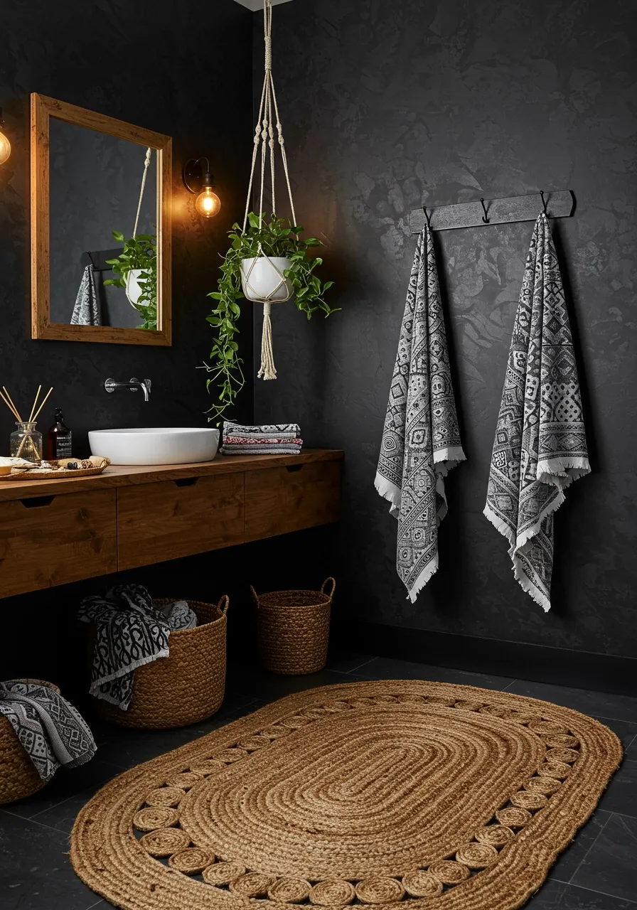 moody bathroom ideas 20