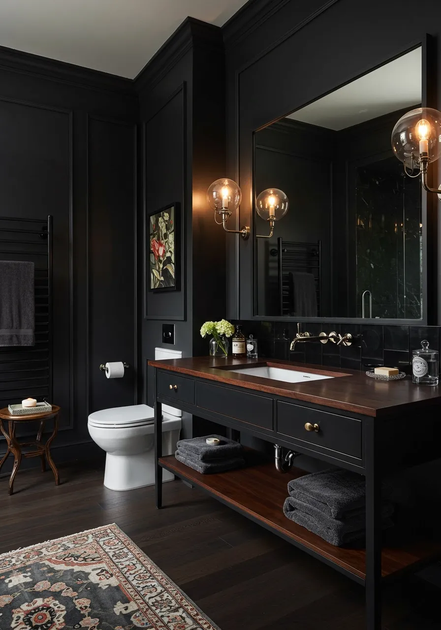 moody bathroom ideas 6