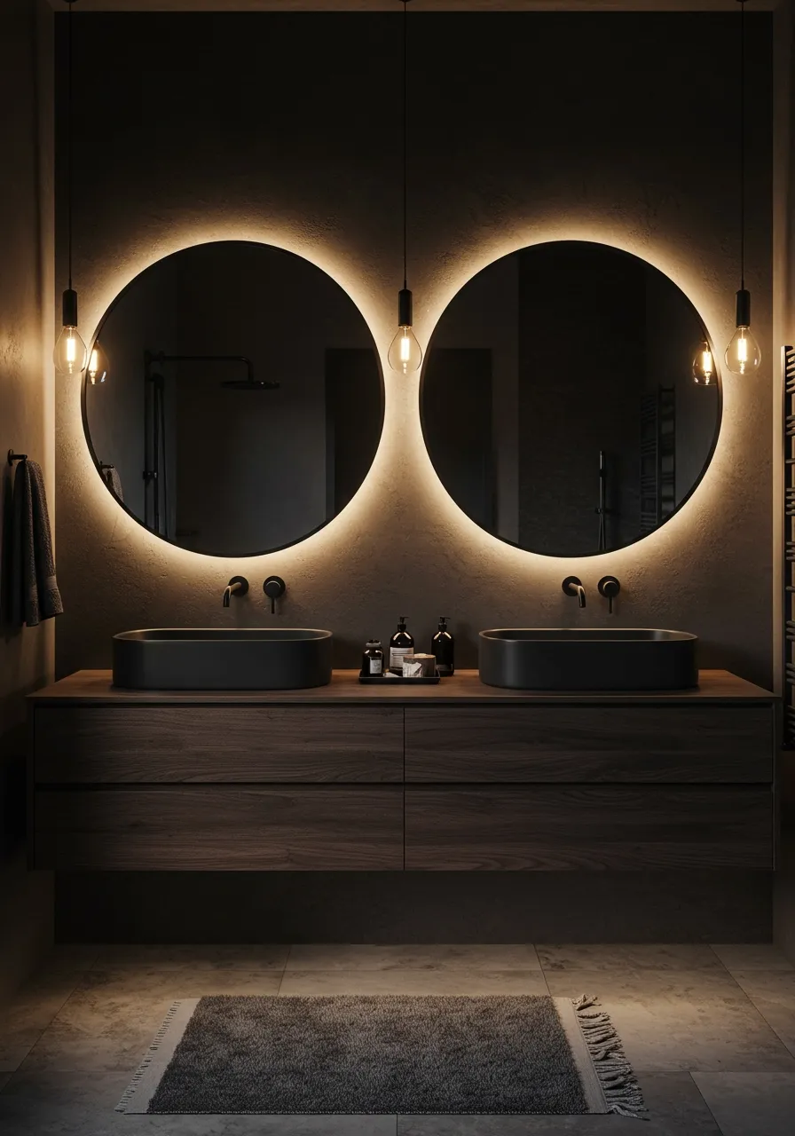 moody bathroom ideas 7